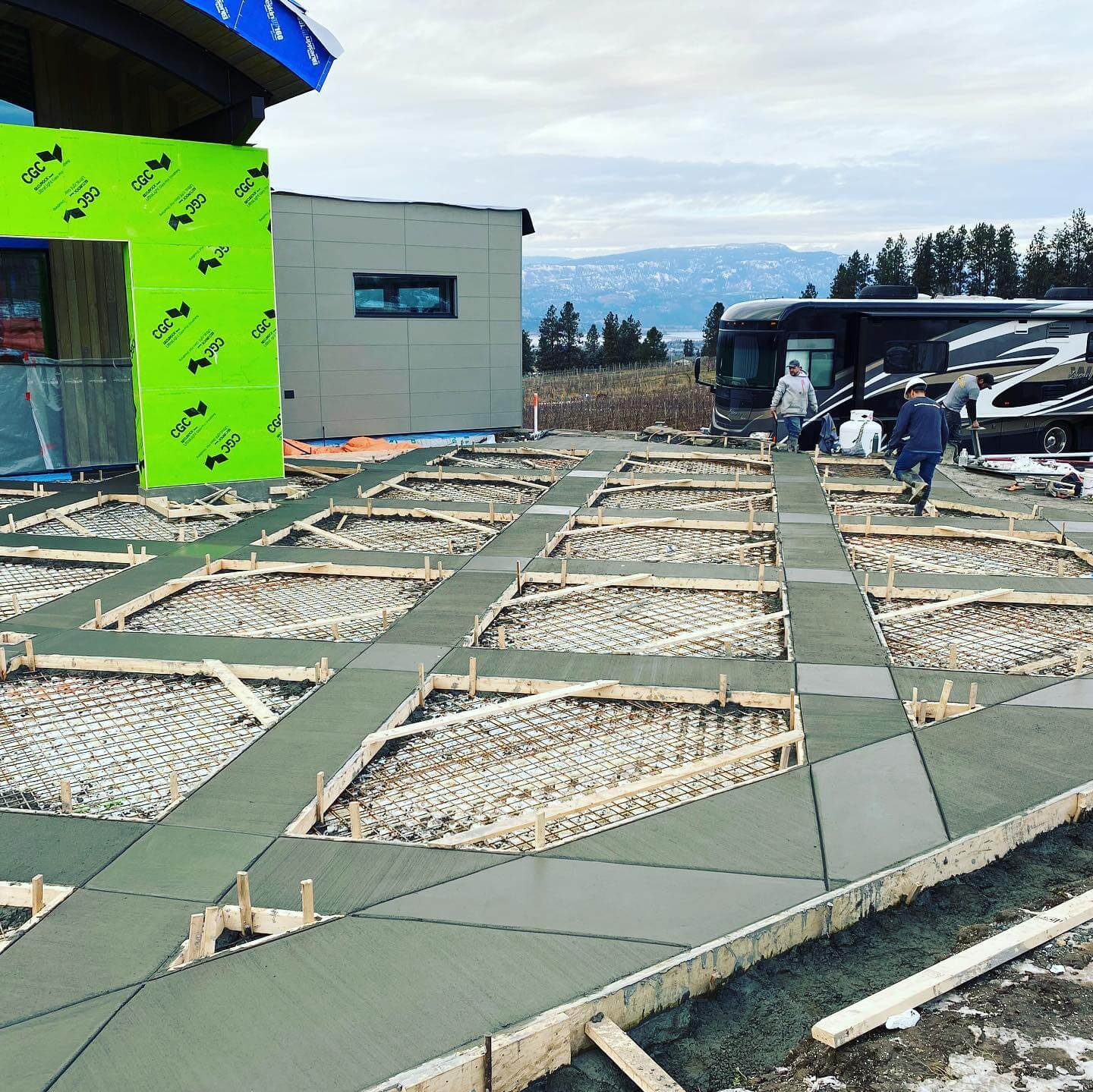 Set the job up properly before the pour.