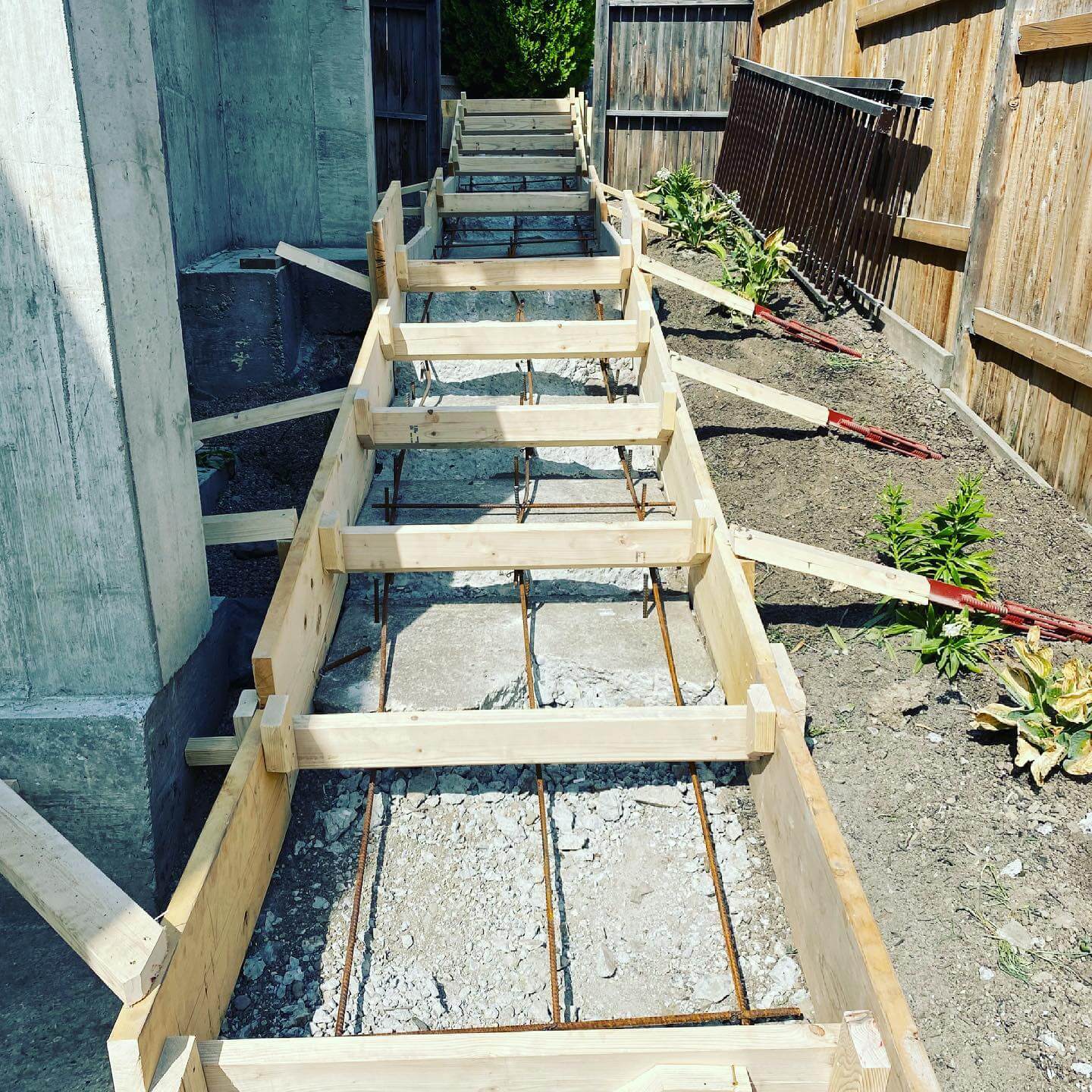Set the job up properly before the pour.